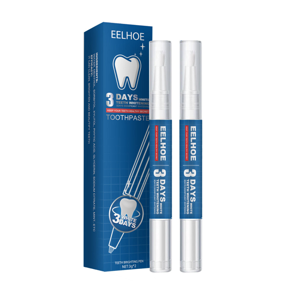 Roc-Electron (2 Packs) 3G Teeth Whitening Pen For Plaque & Smoke Stains