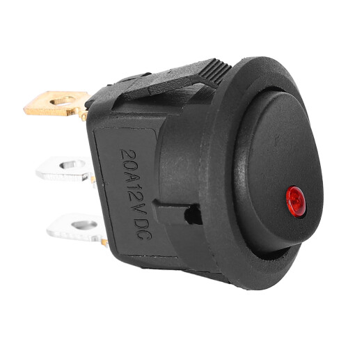 10er Pack wasserdichte SPST Schalter 12V rot LED 2