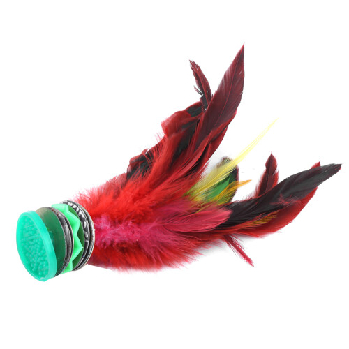 20cm Handmade Feather Kick Shuttlecock 5 1