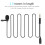 1.5m Omnidirectional Lavalier Microphone, 3.5mm Plug for PC Camera Phone Black 6