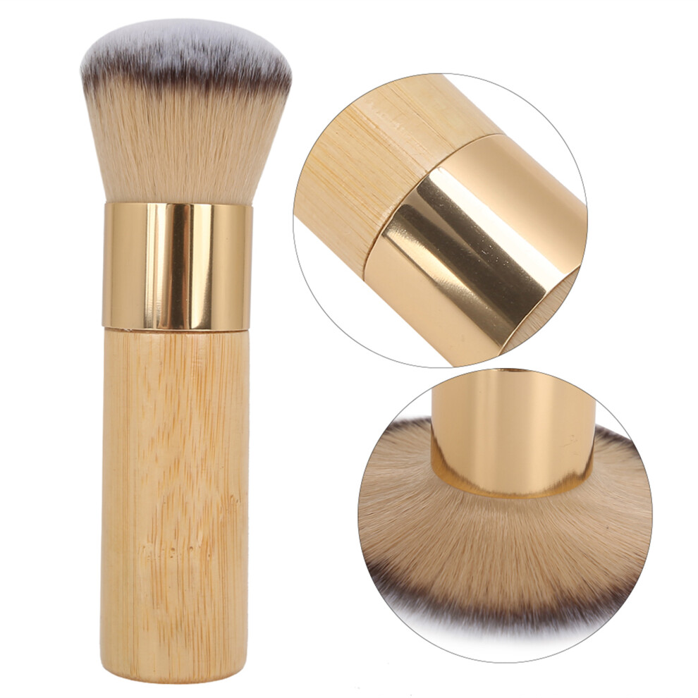 Bamboo Makeup Brush Loose Powder Blush Foundation Cosmetic Tool