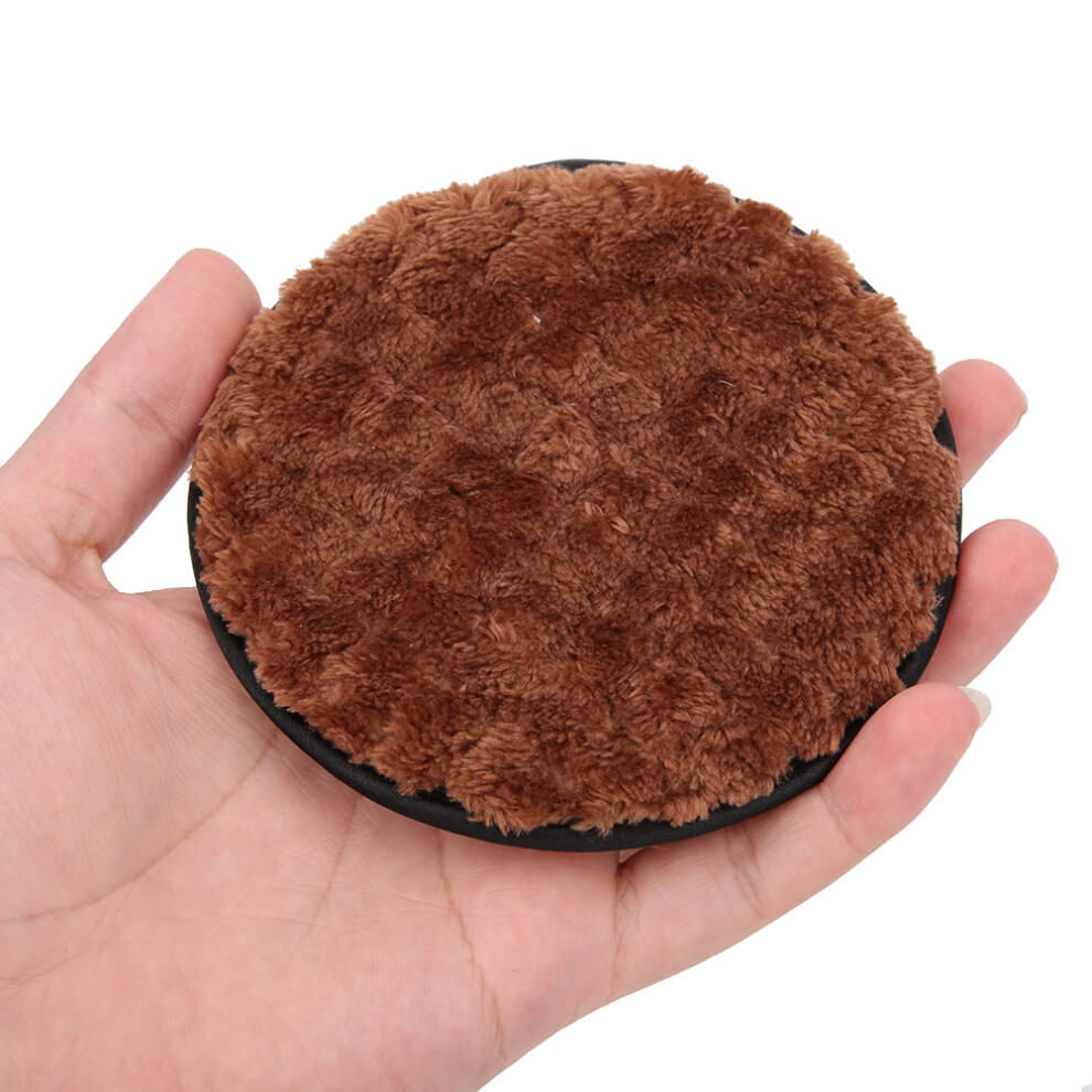 3-Piece Reusable Microfiber Face Cleansing Puffs, 12cm Diameter