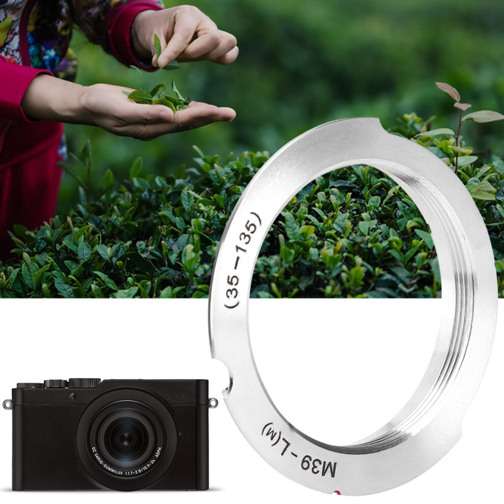 M39 To Leica M Mount Lens Adapter Ring Durable Metal Fits 35Mm & 135Mm Lenses 4901392345228