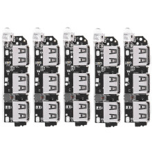 5Pcs Power Bank Charger Module 3USB DIY Circuit Board 5V2.1A