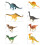 8 Dino-Figuren Set Kinder Spielzeug 16
