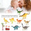 Dinosaurier Figur Set 8 Stück Kinder 11