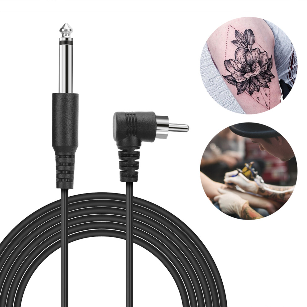 Tattoo Gun Machine Clip Cord Power Supply RCA Silicone Copper 5.5mm