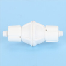Kunststoff Weißes Aquarium-CO2-Überdruckventil Rückschlagventil 4,6cm