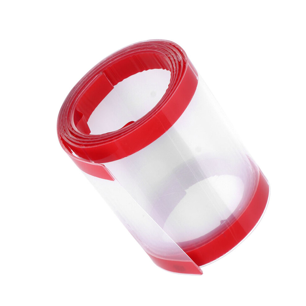 Child Safety Door Hinge Cover Finger Pinch Guard 120x10cm Transparent