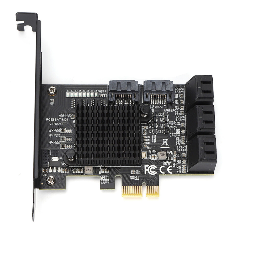 8 Channel Pci Express Sata 3.0 Adapter 7340572624475