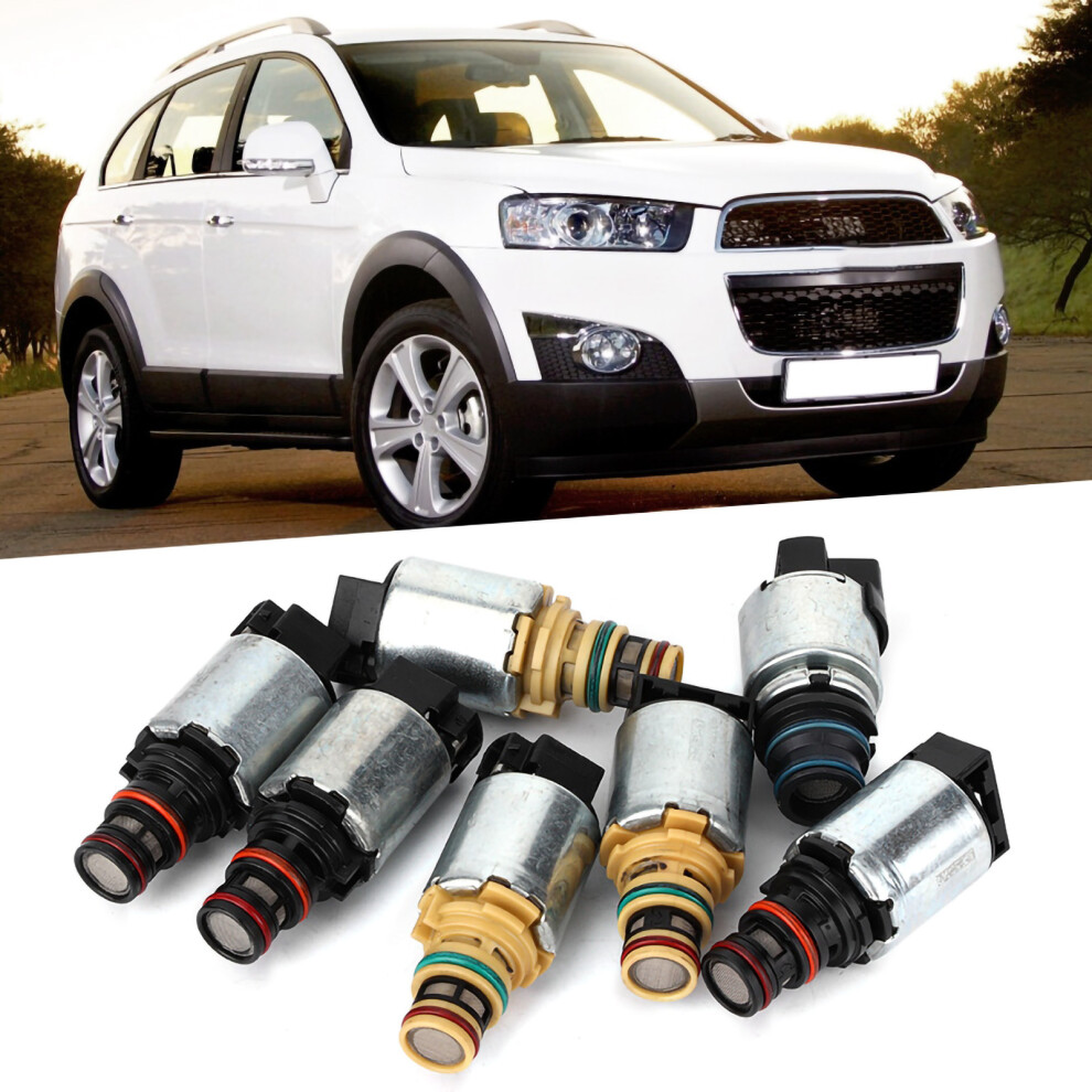 7Pcs Automatic Transmission Solenoid Set For 6T40 2.0L-3.2L Vehicles 4631392628723