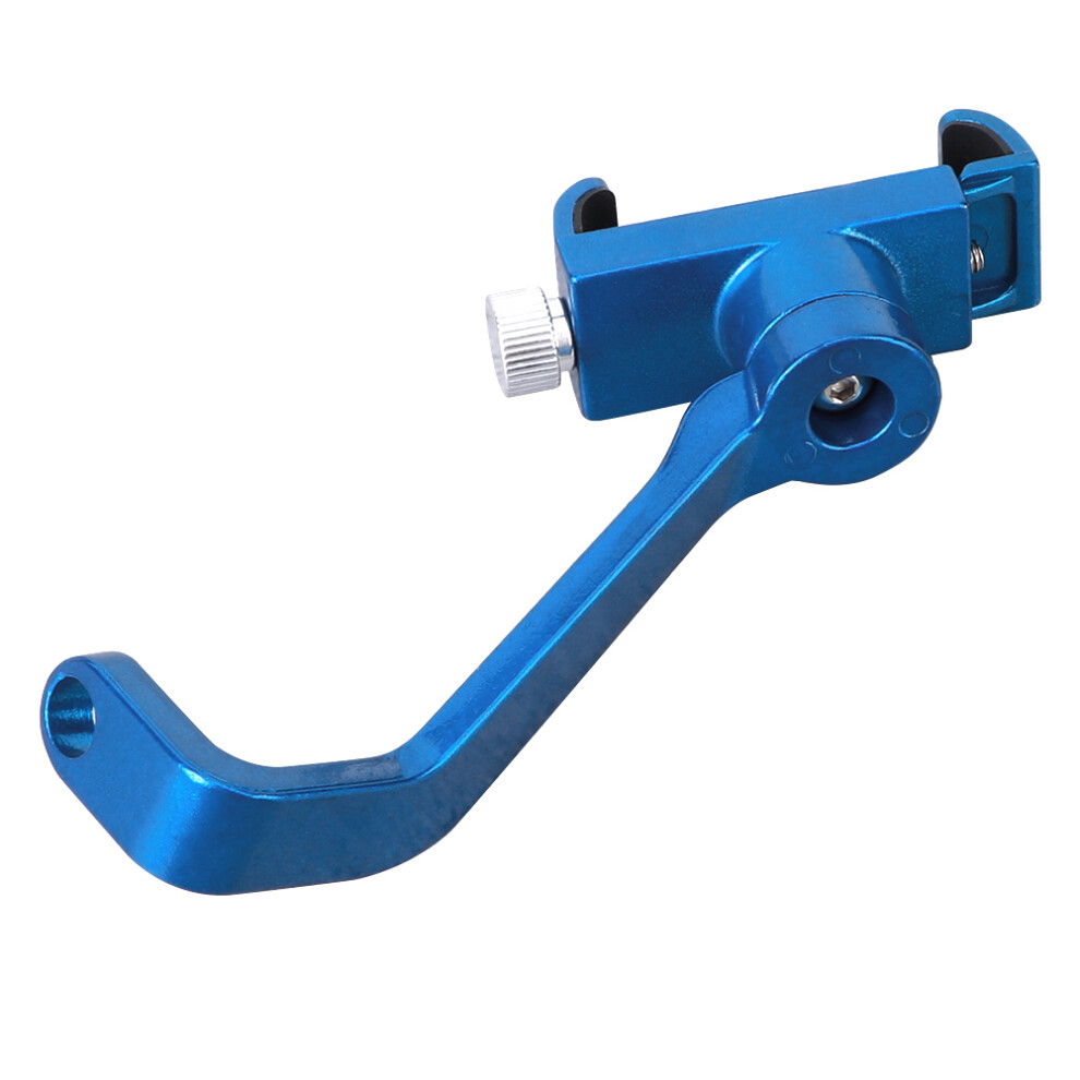 Aluminum Alloy Motorcycle Bike Handlebar Phone Holder, Shockproof, Blue 9381392348767