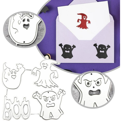 Halloween Ghosts Metal Dies for DIY Scrapbooking 1