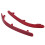 Rear Bumper Reflector Light 7L6945106A/5A Red Plastic Pair 2