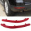 Rear Bumper Reflector Light 7L6945106A/5A Red Plastic Pair 3