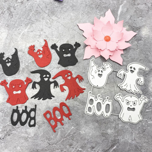 Halloween Ghosts Metal Dies for DIY Scrapbooking 2
