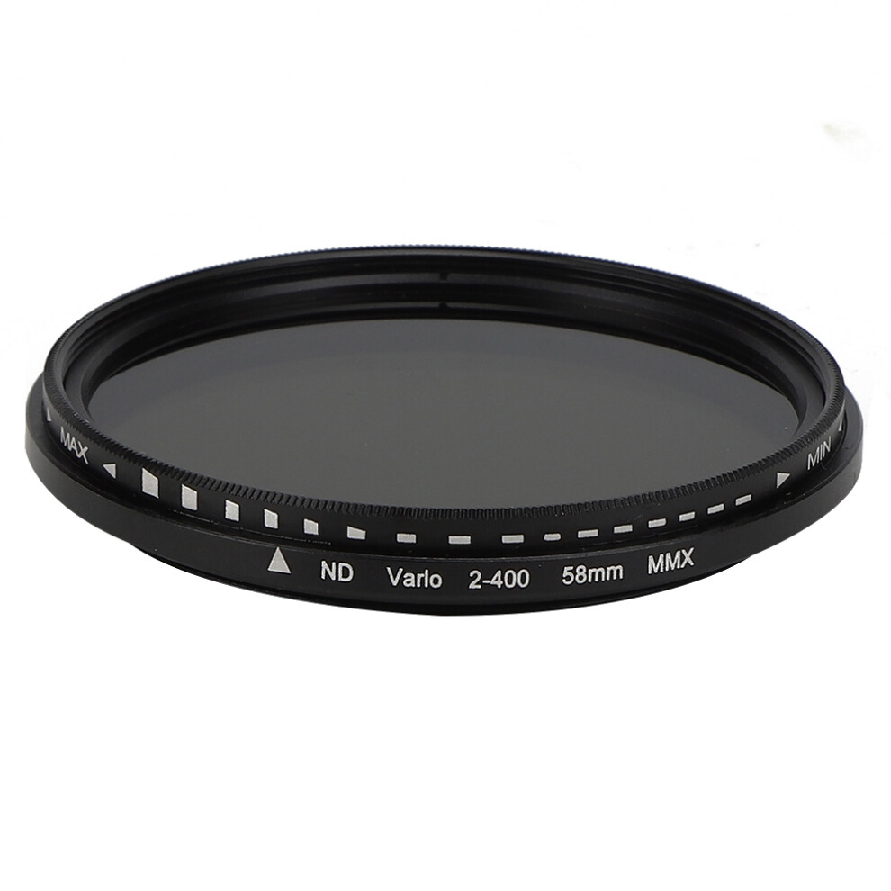 58Mm Neutral Density Nd Filter For Camera Lens Aluminum Alloy 3771392349103