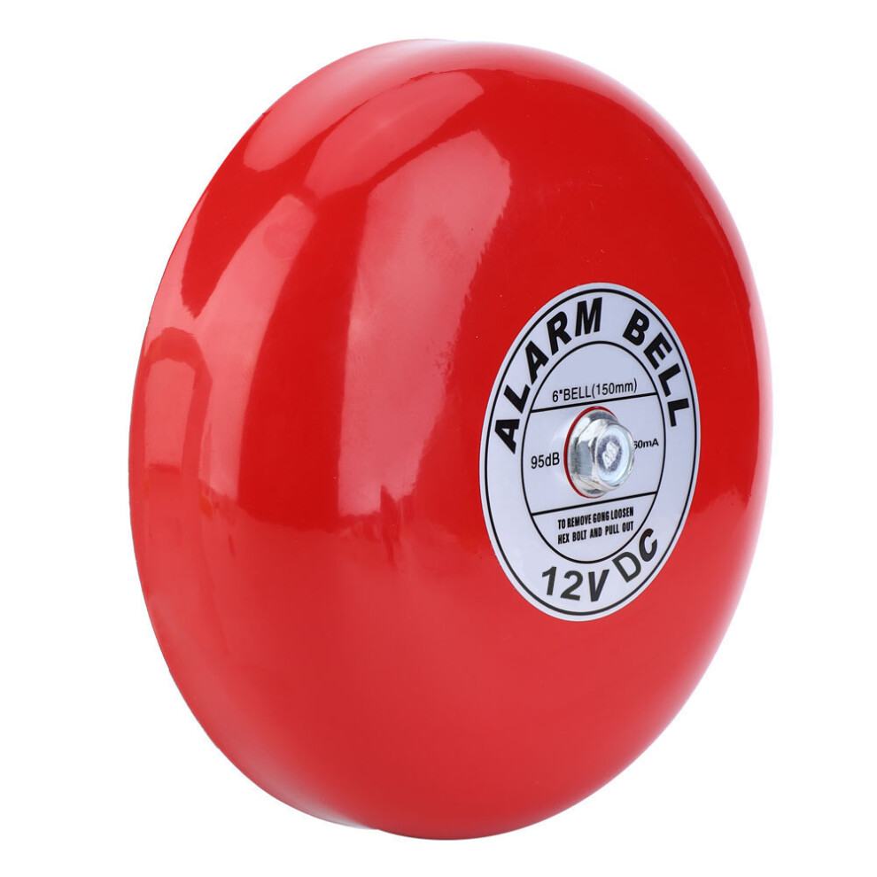 High-Volume Cb-6B 95Db Metal Electric Round Alarm Bell Dc12v For Security Use 4621392630970