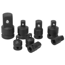 Socket Adapter Reducer Set 8pcs for Impact Wrench - CRV Steel 1/4 to 3/4 Inches