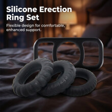 Silicone Cock Ring - Durable Comfort Enhancer (50 chars)