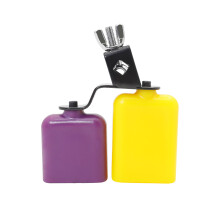 Drum Cowbell Bicolor Medium Size Tones for Percussion Metal Material Durable