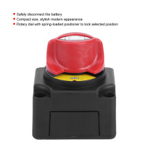 300A 12V/24V DC Marine Battery Isolator Switch, ABS, 65x65x77mm