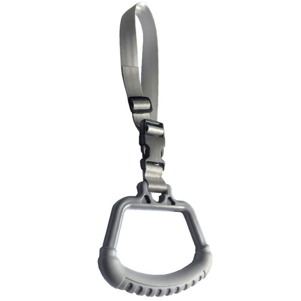 Hue-Grain (Gray 1) Anti-Slip Car Seat Handle For Kids & Elderly
