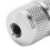 Self Locking Stainless Steel Tattoo Grip Handle 25mm Silver 6