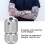 Self Locking Stainless Steel Tattoo Grip Handle 25mm Silver 4