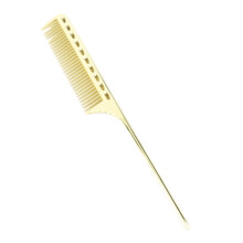 Salon Quality Aluminum Rat Tail Hair Comb Men Women Styling Tool Gold Finish