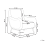 Beliani Armchair ALMIND Corduroy Light Grey 3