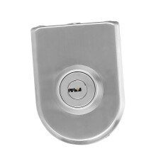 Iron Semi-Circular Glass Door Lock – Home & Office Security Latch