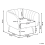Beliani Armchair LACONIA Velvet Off-White 6