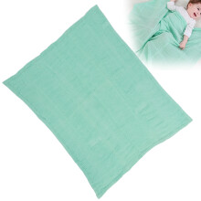 Baby Cotton Swaddle Blanket Unisex 70x90cm Breathable Green
