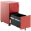 Beliani Storage Unit BOLSENA Metal Red 4