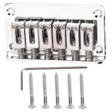Guitar Bridge for Kids Standard Metal 78mm Silver High-Quality and Durable