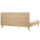 Beliani Bed Rattan MONPAZIER 180 x 200 cm (EU Super King) Light Brown 4