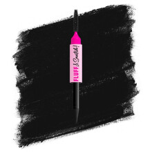 Lápiz de cejas - NYX PROFESSIONAL MAKEUP - Fluff &amp; Snatch - Efecto en polvo - Acabado mate 24H - Punta de esponja de precisión