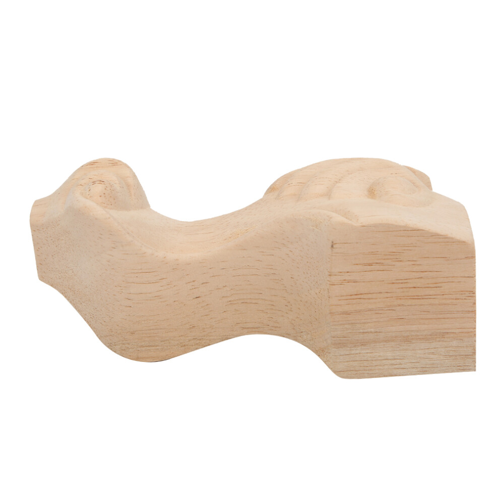 European Rubber Wood Carved Sofa & Furniture Feet, 15X6cm 3291392353844