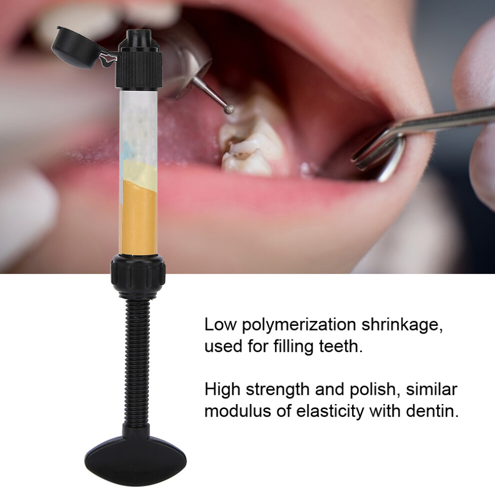Light Curing Composite Resin Syringe Fill Teeth A1 2.5G Dental Material