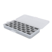 28 Slots Plastic Thread Spool Box Bobbin Storage Organizer for Sewing