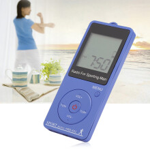 Mini Digitales FM/AM-Radio mit Schrittzähler, 400mAh, ABS, 109g