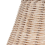 Beliani Christmas Tree Collar FLOCON Rattan Light Brown 47 cm 6