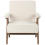Beliani Armchair EVJE Fabric Light Beige 4