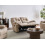 Beliani Manual Recliner Sofa 2 Seater BERGEN Fabric Beige 2