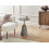 Beliani Side Table CARTER Tempered Glass Grey Marble 2