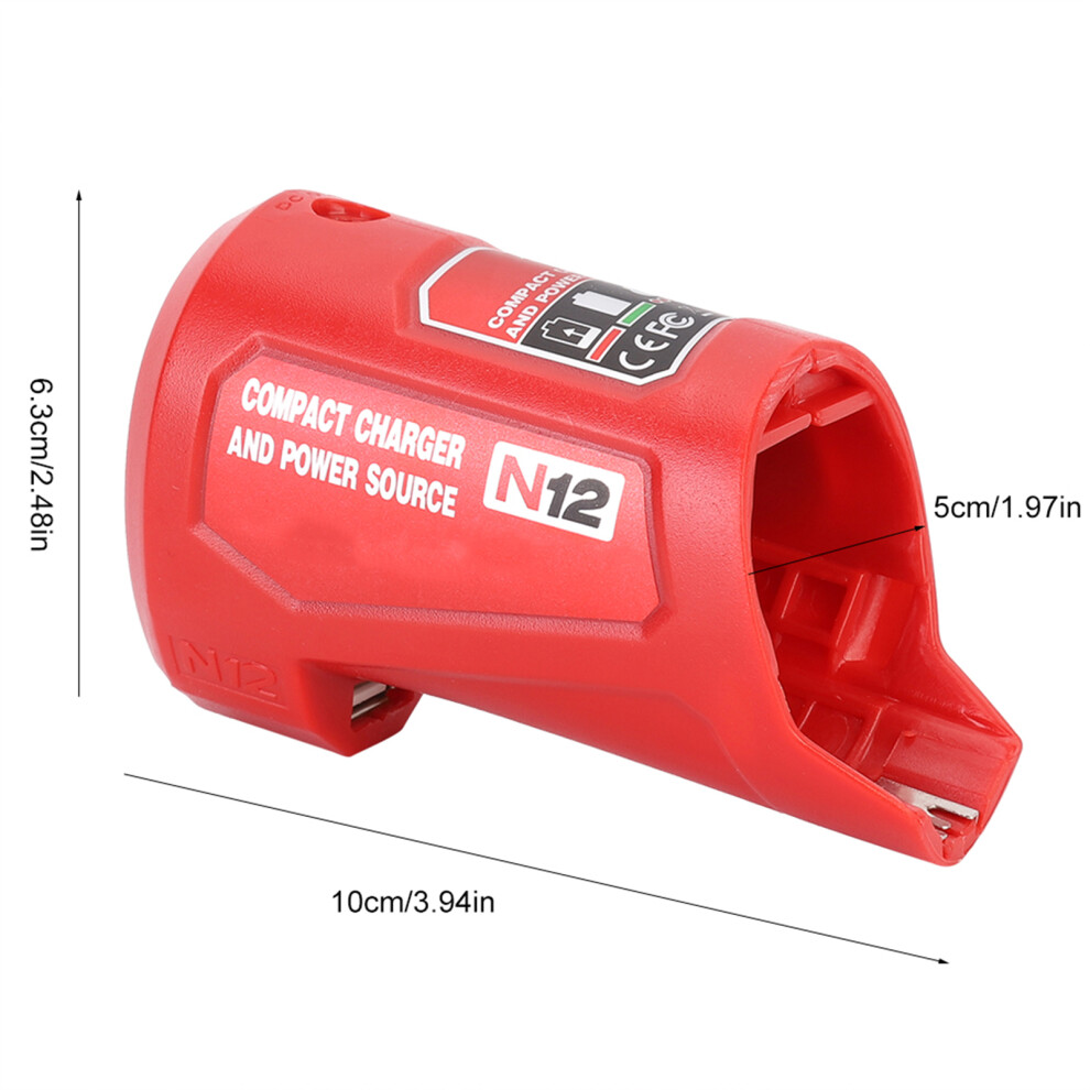 Portable Usb Battery Charger For M12 2.1A Fast Charging, Red 4961392359106