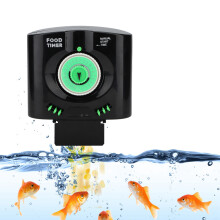 WT-180A Plastic Automatic Fish Feeder, 2.4cm Max Glass, 24H Timer