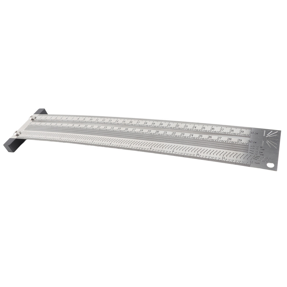 Rustproof Stainless Steel Woodworking Ruler