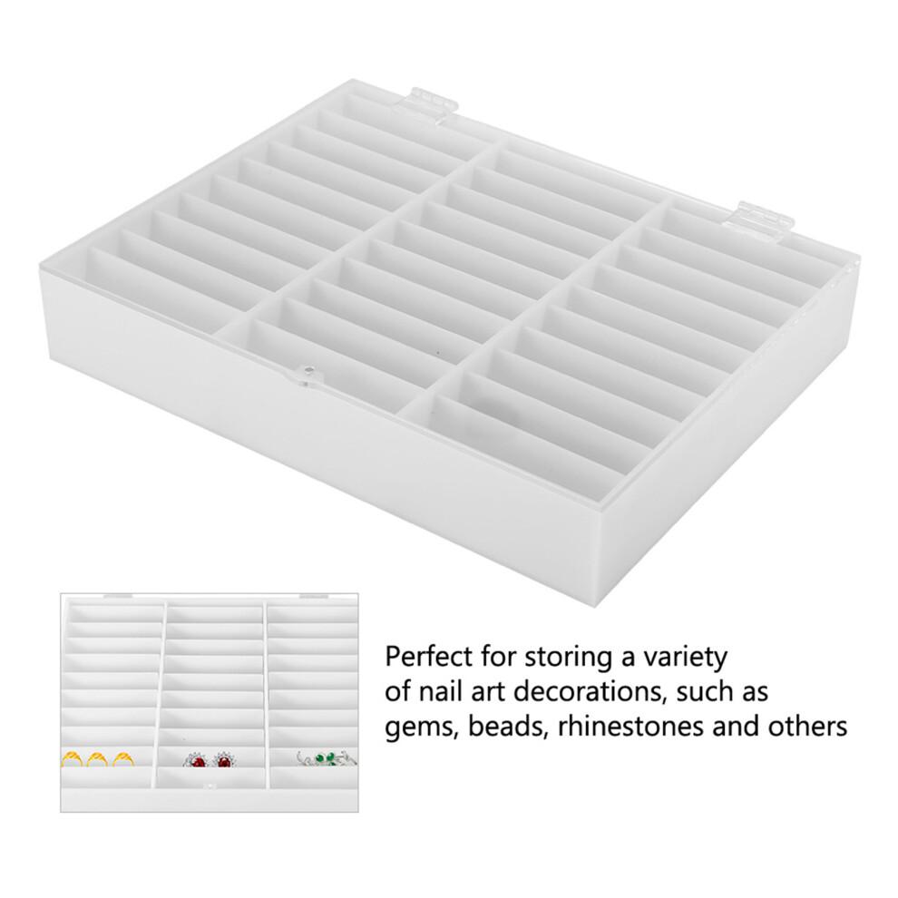 Nail Tips Display Box with 30 Grids